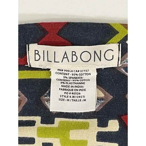 Billabong Aztec Pull On Mini Skirt Size M Vintage Y2K - Picture 3 of 9